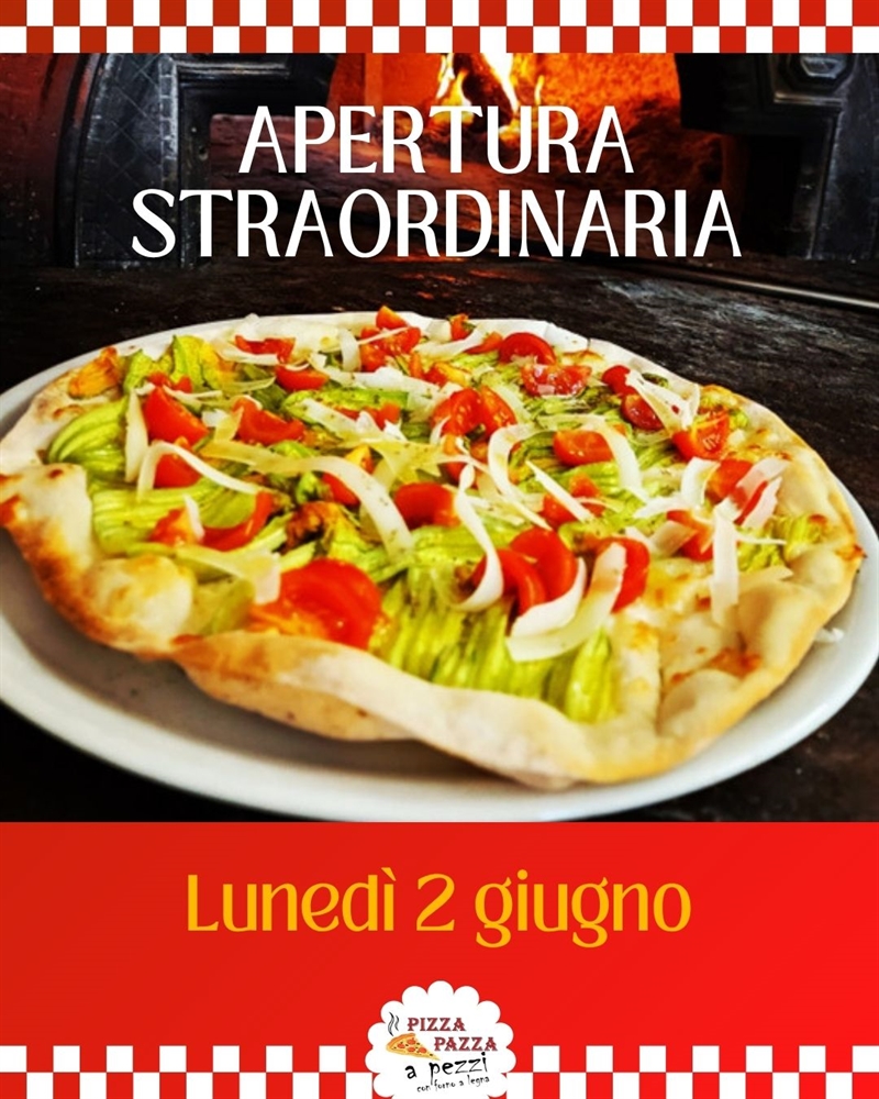 Apertura straordinaria lunedì 2 giugno 2025